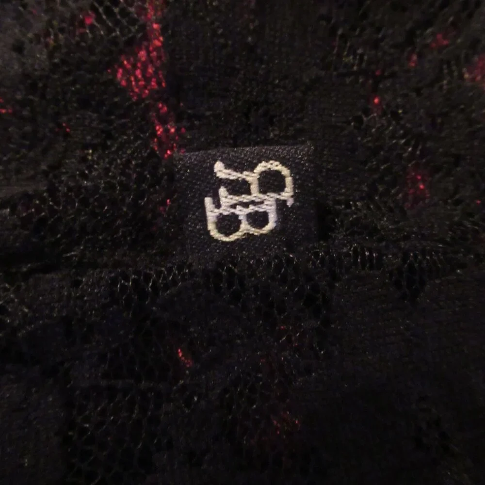 Royal Bones / Daang Goodman Black Lace Slip Dress, Medium Hot Topic - Picture 10 of 11